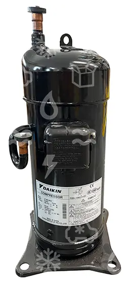 Kompresor scroll DAIKIN, JT160G-P8Y1, 57016 BTU, R410, 380 V, 50/60Hz, 56,8